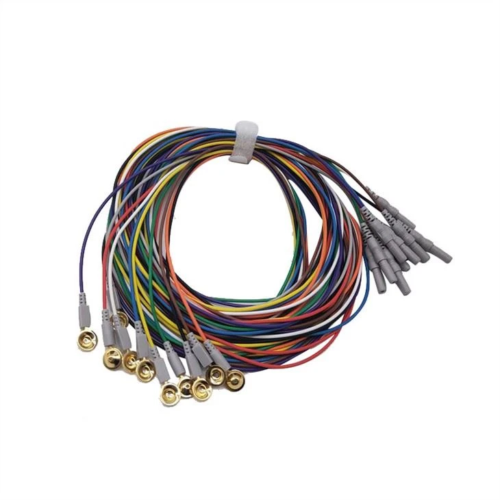 gold-plated-copper-eeg-electrodes-cable23260303884 gold-plated-copper-eeg-electrodes-cable23260303884