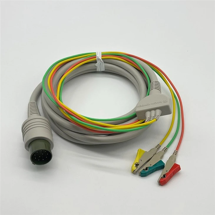 Original Nihon Kohden Ecg Cable 3 Lead Wire K353A